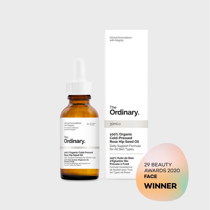 100% Organic Cold-Pressed Rose Hip Seed Oil - Lightweight Moisturizer by The Ordinary - Available at allkpopmag. Price: $19.52.