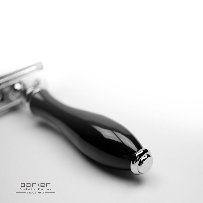 Parker Resin Black Classic Razor 111B Shaving Razor by Barbero - Available at allkpopmag. Price: $90.89.