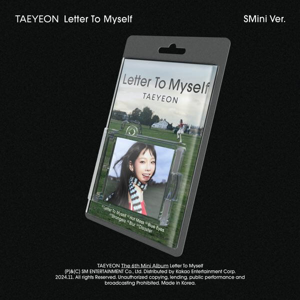 TAEYEON - Mini Album 6 [Letter To Myself] (SMini Ver.) by TAEYEON - Available at allkpopmag. Price: $12.25.