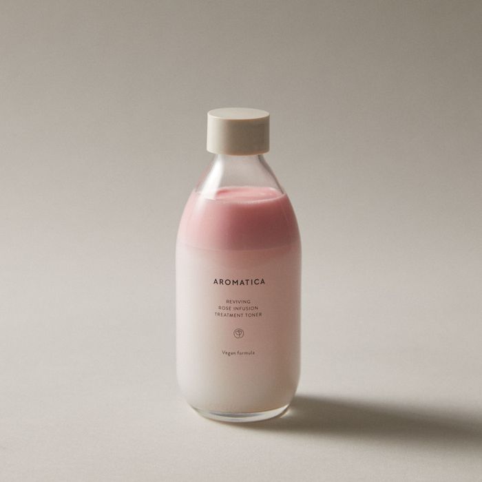 Reviving Rose Infusion Treatment Toner 200ML for All Skin Types by Aromatica - Available at allkpopmag. Price: $31.75.