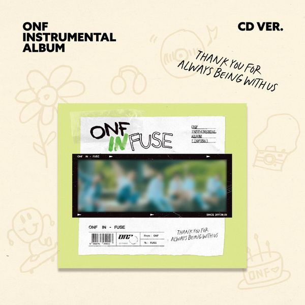 ONF - ONF INSTRUMENTAL ALBUM [INFUSE] (CD Version) by ONF - Available at allkpopmag. Price: $16.28.