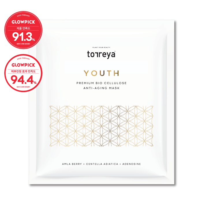 [Whitening & Anti-Aging Dual Function | Intensive Elasticity Care] Anti-Aging Bio-Cellulose Mask by Toreya - Available at allkpopmag. Price: $8.82.