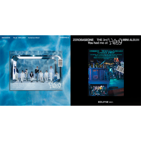 ZEROBASEONE - Mini Album 3 [You Had Me at HELLO] (Random Ver.) by ZEROBASEONE - Available at allkpopmag. Price: $17.65.