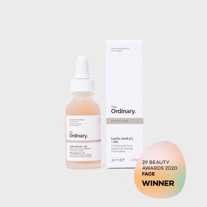 Lactic Acid 5% + HA for All Skin Types, Exfoliation by The Ordinary - Available at allkpopmag. Price: $17.40.