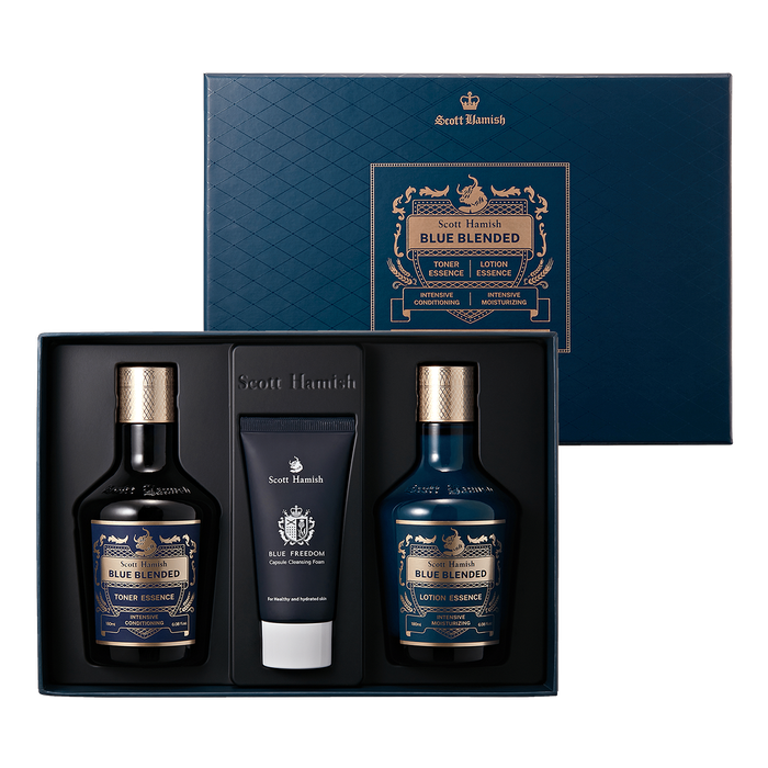 Men's All-in-One Skincare - Blue Blended Special Gift by Scott Hamish - Available at allkpopmag. Price: $132.86.