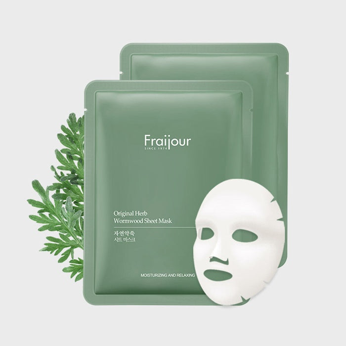 Natural Mugwort Sheet Mask Pack 23g Bundle Set by Preju - Available at allkpopmag. Price: $9.29.