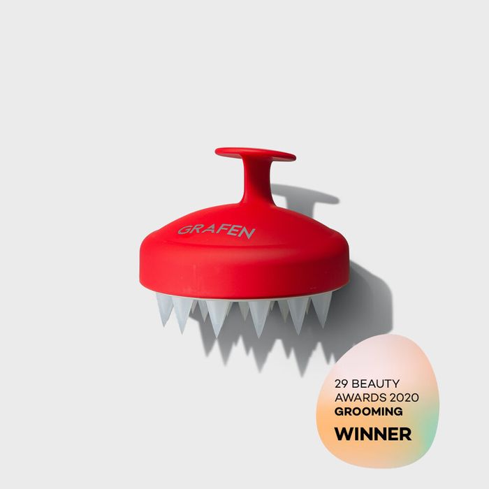 Edge Finger Shampoo Brush [Red/White] by Grapen - Available at allkpopmag. Price: $11.52.