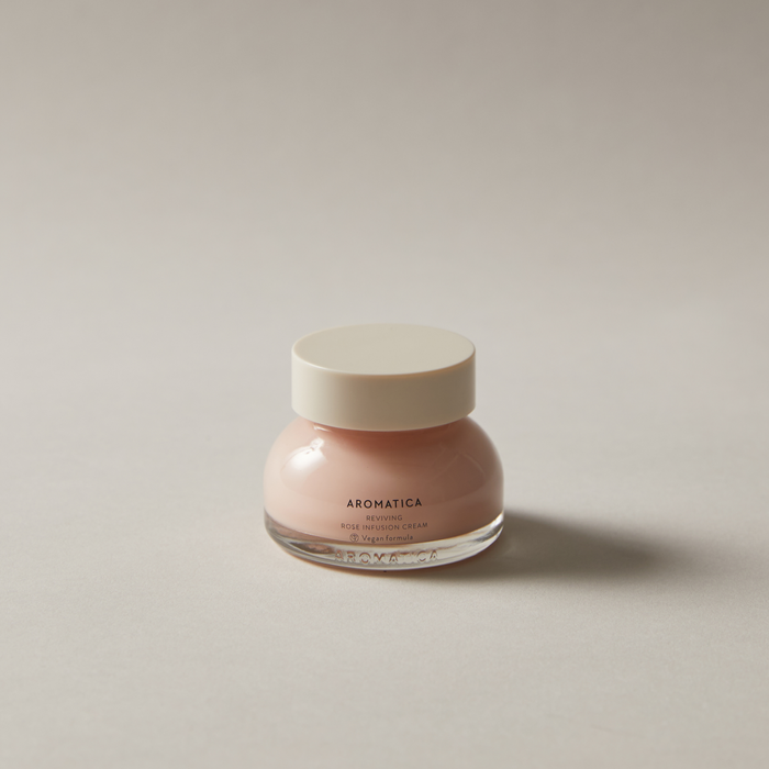 Reviving Rose Infusion Cream 50ML for All Skin Types, Hydrating by Aromatica - Available at allkpopmag. Price: $39.98.