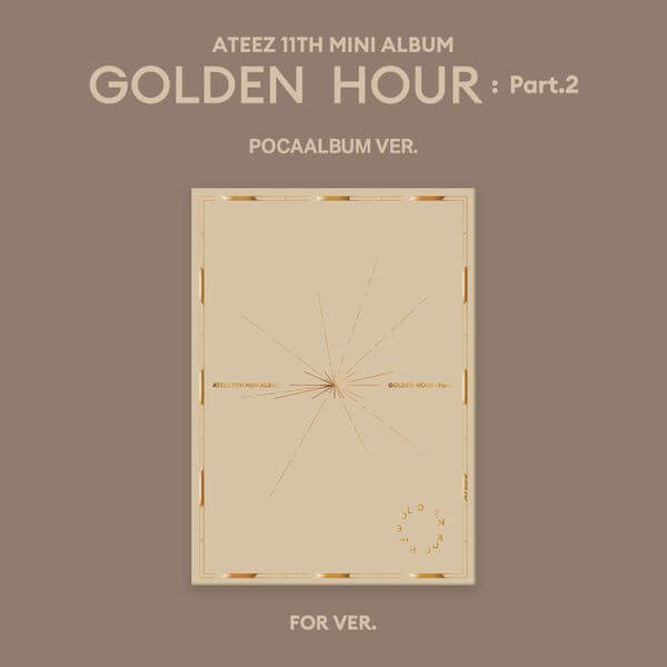 ATEEZ - Mini Album 11 [GOLDEN HOUR: Part 2] (POCAALBUM) (For Ver.) by ATEEZ - Available at allkpopmag. Price: $10.88.
