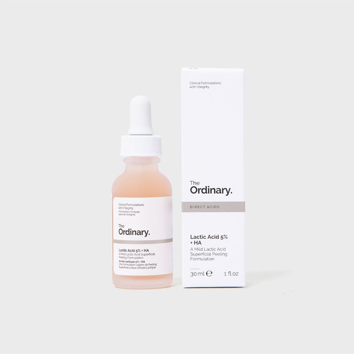Lactic Acid 5% + HA for All Skin Types, Exfoliation by The Ordinary - Available at allkpopmag. Price: $17.40.