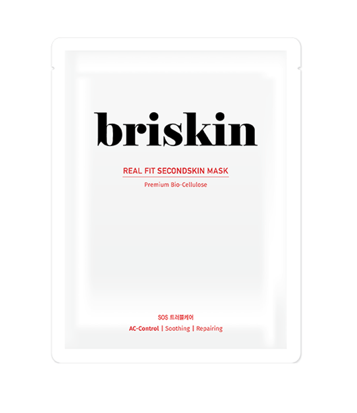 Real Fit Second Skin Bio-Cellulose Mask [SOS Trouble Care] (10 Sheets) by Briskin - Available at allkpopmag. Price: $58.79.