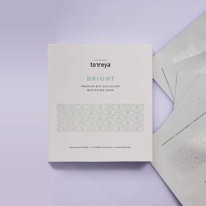 Dual Function Whitening & Anti-Aging Bio-Cellulose Mask by Toreya - Available at allkpopmag. Price: $8.82.