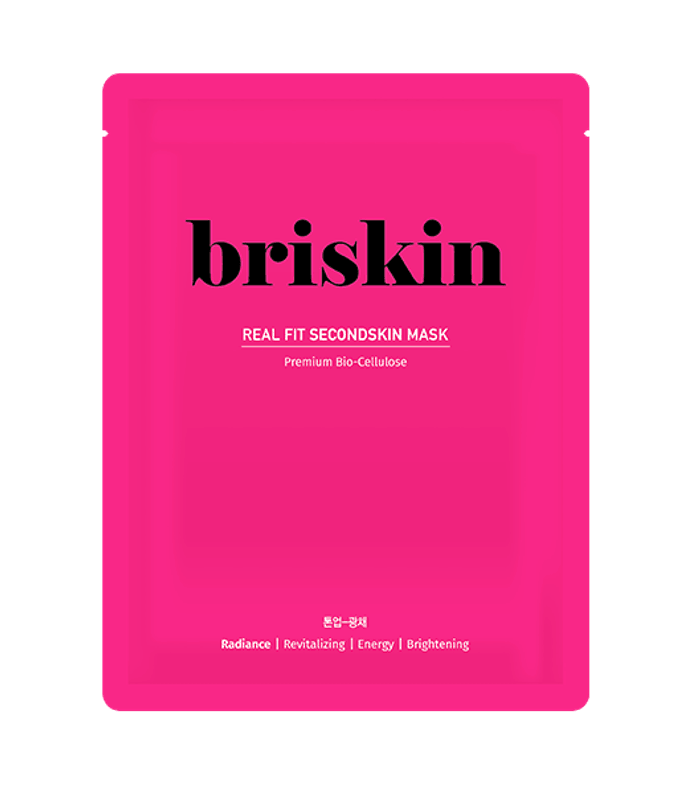 Real Fit Second Skin Bio-Cellulose Mask Pack [Tone-Up Glow] (10 Sheets) by Briskin - Available at allkpopmag. Price: $58.79.