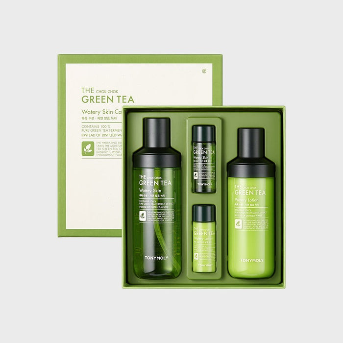 Moisturizing Green Tea Hydration Set (2 Products) by Tony Moly - Available at allkpopmag. Price: $29.16.