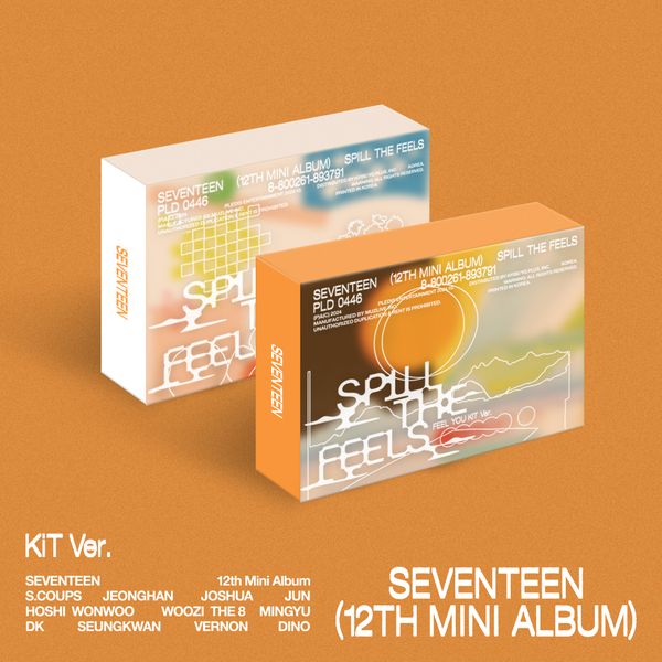 SEVENTEEN - Mini Album 12 [SPILL THE FEELS] (KiT Ver.) (Random Ver.) by Seventeen - Available at allkpopmag. Price: $19.94.