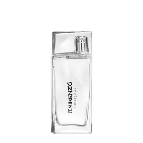 Alt text: Loewe Kenzo Pour Femme EDT 50ml fragrance bottle, elegantly designed for women, featuring a stylish label and a floral scent profile, perfect for personal care and beauty enthusiasts.