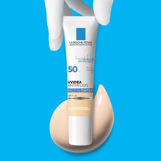 La Roche-Posay UVIDEA Anthelios Tinted Cream - a tinted sunscreen for skincare protection, designed for sun care and enhancing skin tone.