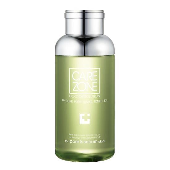 Care Zone P-Cure Pore Tuning Toner EX 170ml - K-Beauty skincare toner designed to refine pores and enhance skin texture.