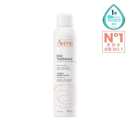 300ml Avene Thermal Spring Water Mist for skincare, offering hydration and soothing properties, ideal for K-Beauty enthusiasts.