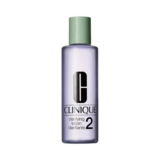 Clinique Clarifying Lotion Twice a Day Exfoliator 2, 200ml - Exfoliating skincare toner for clearer skin, part of K-Beauty collection.