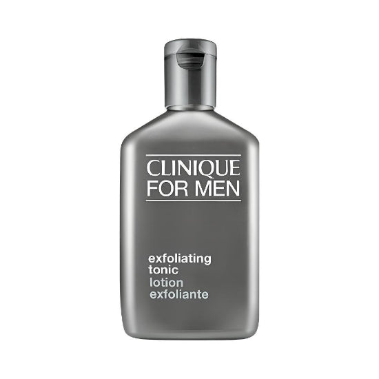 Clinique for Men Exfoliating Tonic 200ml bottle designed for skincare, ideal for refreshing and revitalizing men's skin.