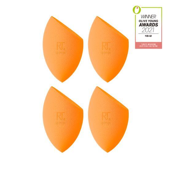 Real Techniques Miracle Complexion Sponge Set (4 Count) - Essential beauty tools for flawless makeup application.