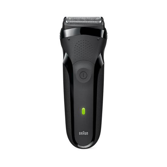 Braun Series 3 Electric Shaver 300s for men's grooming, featuring a sleek brown design, perfect for achieving a smooth shave.