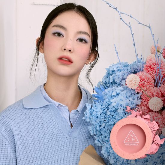 3CE Mood Recipe Face Blush in Rose Beige - a soft, blendable blush for a natural flush.