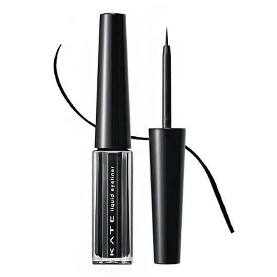 Kate Gel C Liquid Eyeliner in sleek packaging, perfect for precise application and vibrant color.
