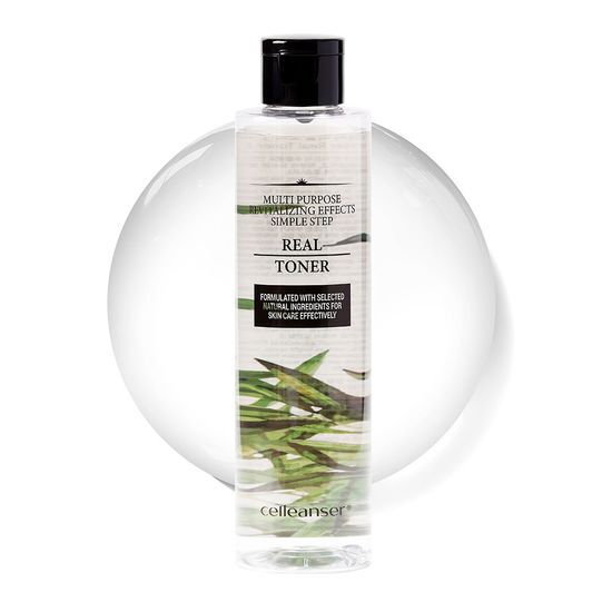 200ml Cellinger Real Toner with Tea Tree for skincare, perfect for K-Beauty routines.