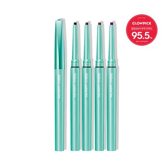 Alt text: Deja Vu Lasting Fine Cream Pencil Liner in Dark Brown, showcasing its sleek design and rich color for precise application.