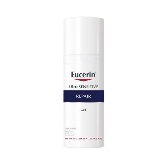 50ml Eucerin Ultra Sensitive Repair Gel for skincare, designed for sensitive skin; perfect moisturizer from K-Beauty.