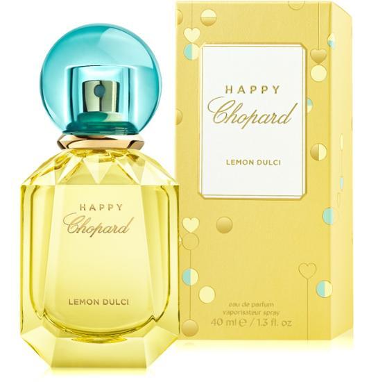 Chopard Happy Chopard Lemon Dulci EDP 40ml fragrance bottle, showcasing a vibrant design perfect for K-Beauty enthusiasts.