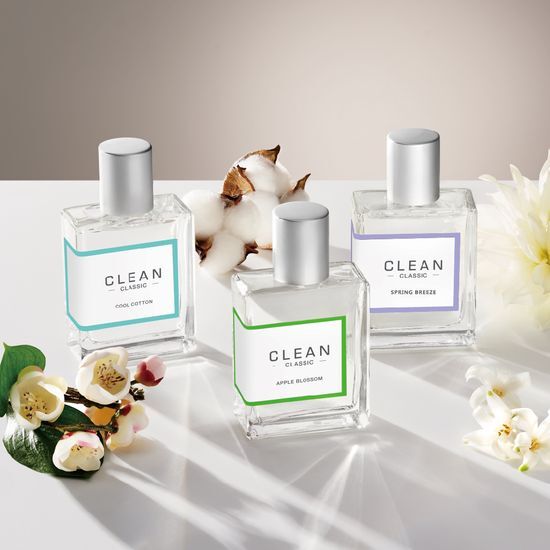 Clean EDP 30ml fragrance featuring Fresh Laundry scent, part of a collection with 9 options, in a sleek bottle perfect for personal care.