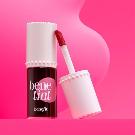 Benefit Benetint - A versatile lip and cheek tint from Benefit Cosmetics, perfect for a natural flush of color.