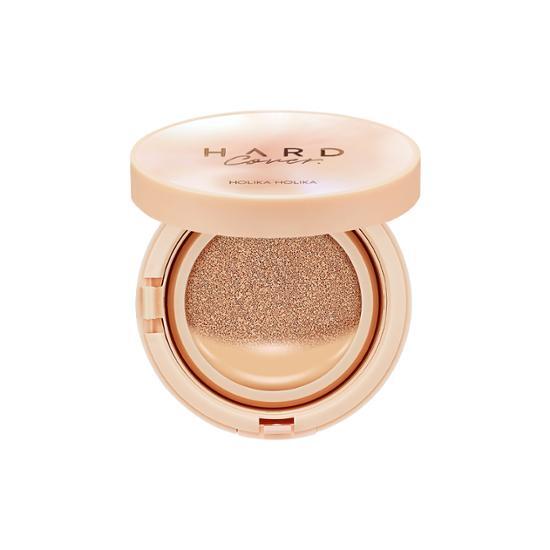 Holika Holika Hard Cover Perfect Cushion EX with refill, perfect for achieving a flawless complexion.