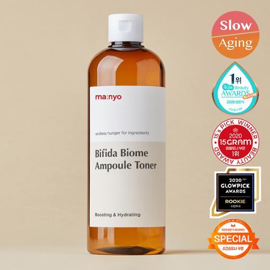 400ml Witch Factory Bifida Biome Ampoule Toner showcasing K-Beauty skincare benefits, ideal for toning and enhancing skin health.