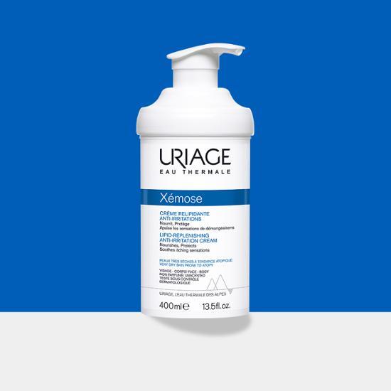 Uriage Jemos Cream 400ml - Hydrating skincare moisturizer for healthy skin, part of K-Beauty collection.