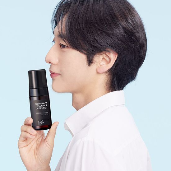 100ml Poeullie Genti Guy Man Cleanser - K-Beauty men's body cleanser for personal care.