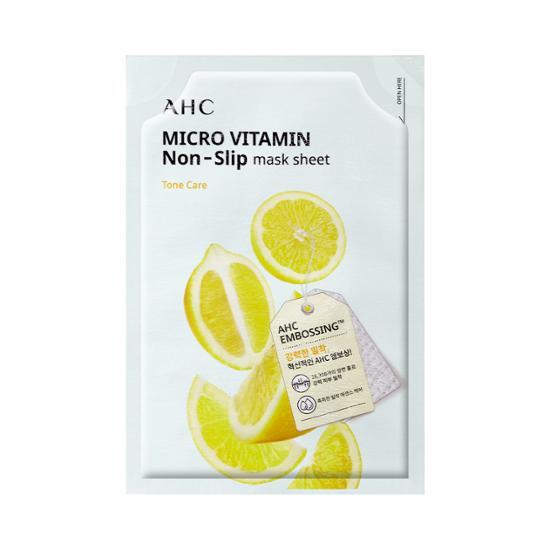 AHC Micro Vitamin Infusion Mask Sheet for radiant skin - K-Beauty skincare product.