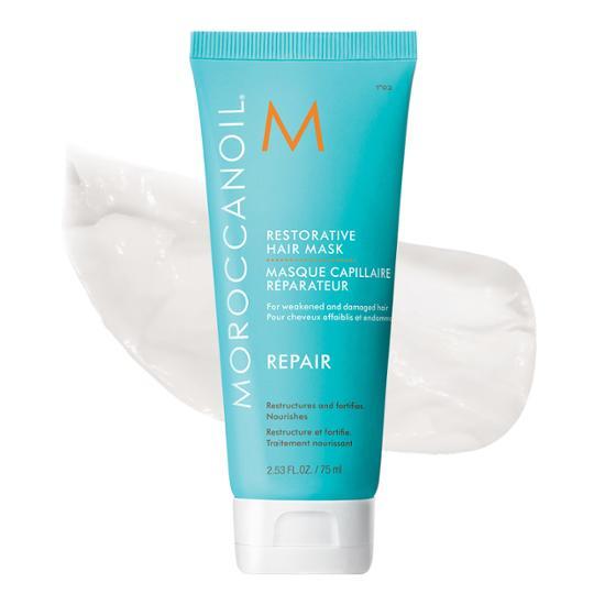 Moroccan Oil Restorative Hair Mask 75ml – rejuvenating hair treatment for healthy, vibrant hair.