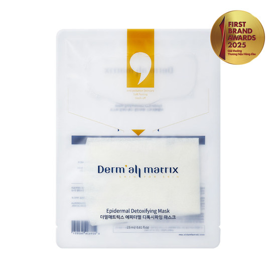 Image of The Dermal Matrix Epidermal Detoxifying Mask, a skincare product designed for deep cleansing, featuring a sleek packaging ideal for K-Beauty routines.