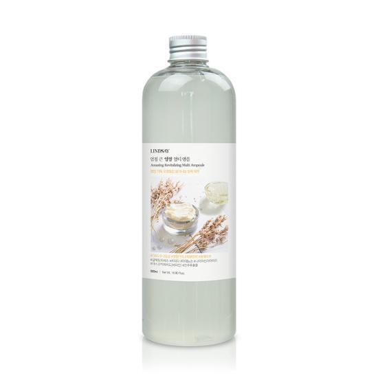 500ml Lindsay Super Size Nutrient Multi Ampoule - K-Beauty skincare product designed for deep nourishment and hydration.