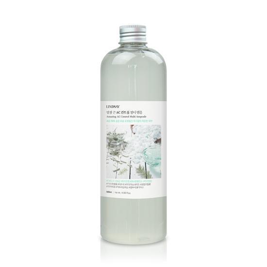 500ml Lindsay Mega Size AC Control Multi Ampoule for skincare, featuring K-Beauty formulation, ideal for personal care and cosmetics.