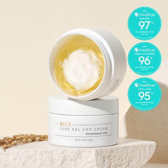 Alt text: Thank You Farmer Strengthening Rice Clear Gel Cream 80ml - A moisturizing skincare product from K-Beauty, designed to strengthen and nourish the skin.