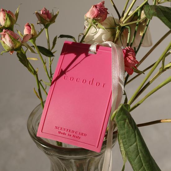Set of 3 Cocodor Solid Diffuser Cards (11g each) in various floral scents, perfect for enhancing your space with delightful fragrances.