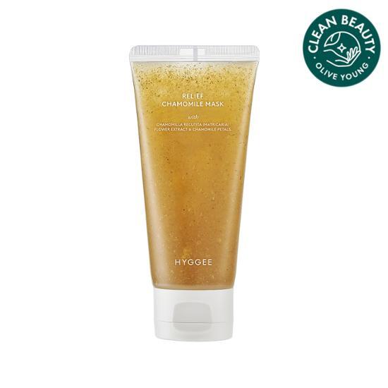 95ml Hygge Relief Chamomile Mask for skincare, featuring soothing ingredients for a calming beauty routine.