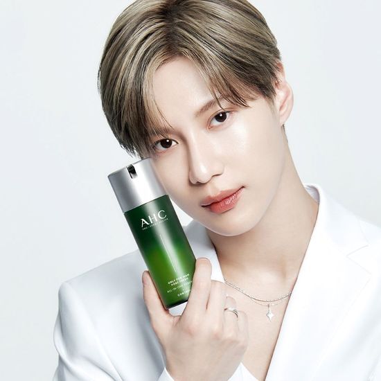 AHC Only for Men Pore Fresh All-in-One Essence Double Set - 240ml total, featuring K-Beauty skincare for moisturizing and pore care.
