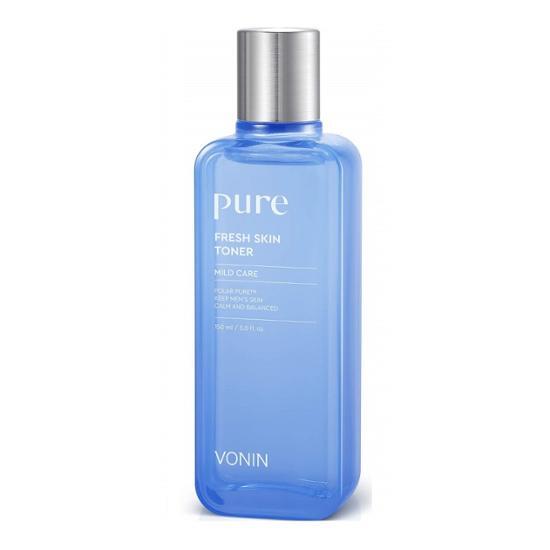 Bonin Pure Fresh Skin Toner - K-Beauty skincare product for refreshing and hydrating skin, featured in a sleek bottle.