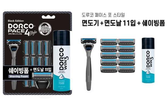 Dorco PACE4 Style Edition razor for men, featuring a sleek design and advanced shaving technology, ideal for K-Beauty enthusiasts.